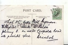 Genealogy Postcard - Higman - "St Hilda", 20 Leopold Road, Bristol - Ref. R656