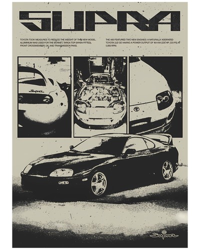 7897 toyota supra mk4 - 7897, retro
