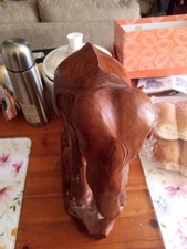 large wood carving sculptures garden