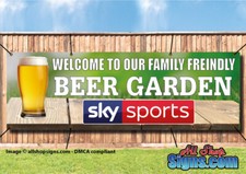 Sky Sports Outdoor Banner BEER