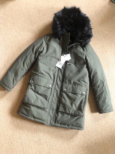 Zara khaki green - khaki, padded