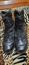 Bates ZR-8 E02068 Men's Side Zip Black Tactical Work Boots Shoes Size 10.5