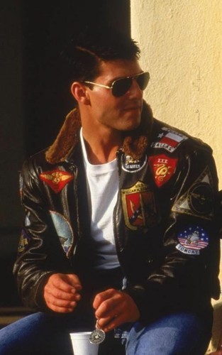 Tom cruise top - bomber, fur