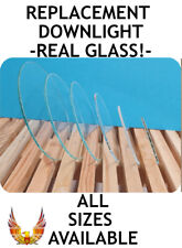 Downlight Spotlight LED Replacement REAL Glass Disc Round ALL SIZES AVAILABLE!