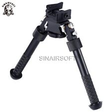 V8 Tactical Hunting Rifle Bipod 6-9" 360° Swivel Bipod for Picatinny Rail Mount