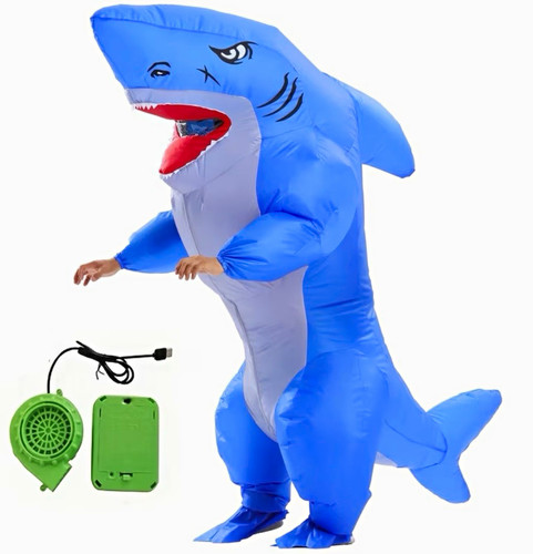 Unisex inflatable shark - unisex,