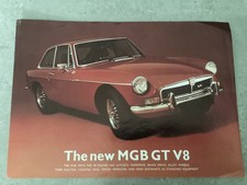 MG MGB GT V8 1973 UK Market