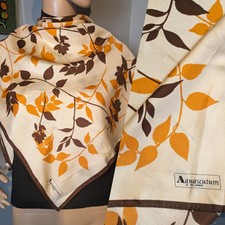 Aquascutum Vintage Silk Leaf