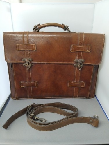 Vintage brown leather - brown,