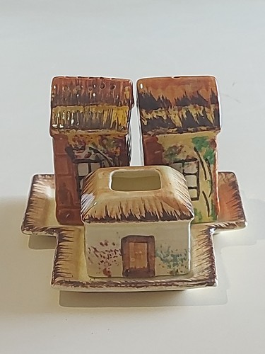 Vintage cottage ware condiment - cottage,