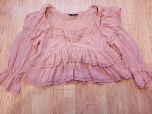 Tesco dusky pink frilly - tesco,
