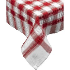 Cotton Seersucker Tablecloth -