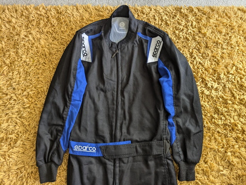 Sparco rookie kart suit blue - kart,