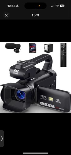 Camcorder video camera - camera, 64mp