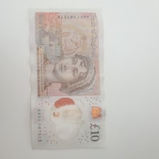 RARE AA01 067513 FIRST RUN £10 Pound UK Bank Note Jane Austen Signed by Cleland