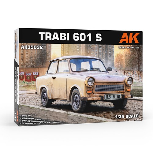 Trabi 601 scale - scale, model