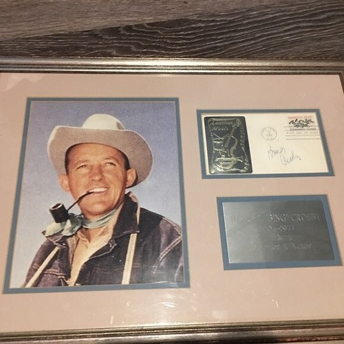 Bing crosby signed - bing, w/
