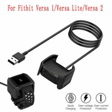 For Fitbit Versa / Versa Lite / Versa 2 USB Charger Charging Power Dock Cradle