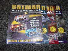 Batman Automobilia 1-3 Magazines Only
