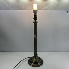 Quality Brassware Column Table Lamp 20inch Height  Base 7inch / Bedside Lamp