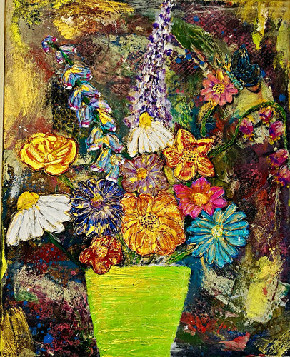 Abstract floral still - abstract, life