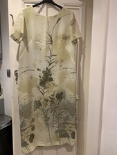 Jacques Vert Mother of The Bride Floral Print Dress. Uk Size 16 Fully Lined VGC