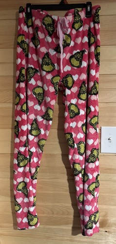 The grinch pink fleece - grinch, xl