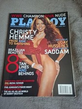 vintage Playboy magazine april