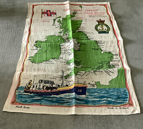 Vintage retro linen printed - vintage/retro,