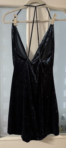 Zara velour halter neck short - zara,