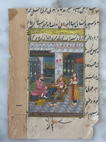 Indian rajasthani miniature - rajasthani,