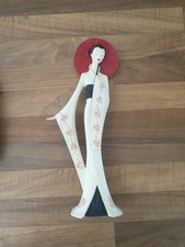 Rare Large Artforum Waterlily Sculpture Figurine "Summer Shower " H11" X W3" Vgc