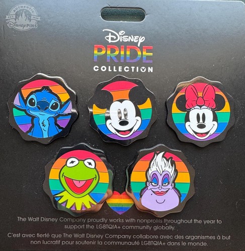 Disneyland pride pin set 2024 - pride,