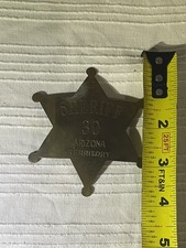 Vintage  Sheriff Pin Badge