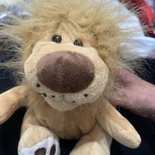 Lion Soft Toy Plush Stuffed Animal  Sitting 9 Inches. 51