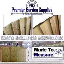 Custom Made to Measure Feather Edge Wooden Garden Gate Treated Timber Door