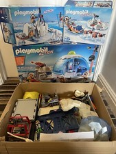 Playmobil Arctic Explorers Bundle , Polar Bears,Huskys,9057,9055,9056,3184,3191
