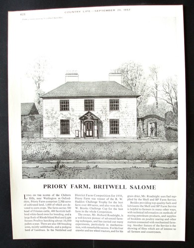 Magazine advert 1957 priory - magazine, advert,