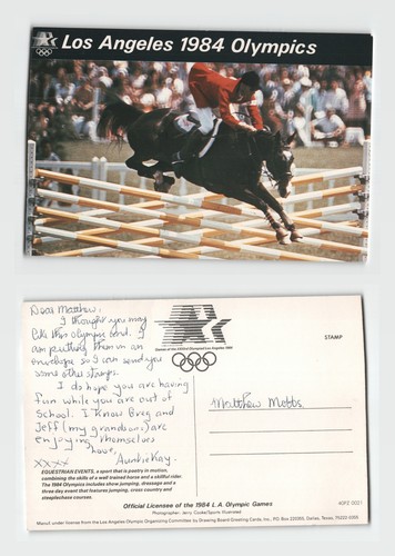 Postcard 1984 los angeles - 1984,