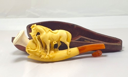Antique meerschaum pipe - meerschaum,