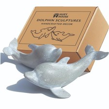 Coastal Dolphin Sculptures -