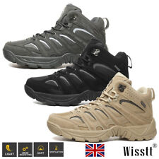 Mens Tactical Army Military Patrol Desert Combat Boots Ankle Trainers Shoes Size