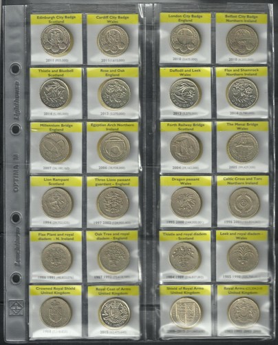 One pound coin - £1,