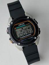 Pratina 91851 Water Resistant Alarm Chrono Vintage Original Digital Watch 1990s