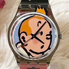 Swatch Tintin 75th Anniversary Quartz Watch Limited Edition