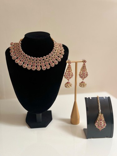 Asian gold tone - gold, crystal