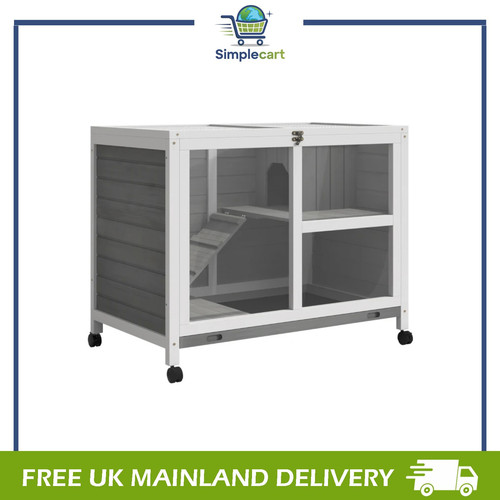 Indoor rabbit hutch guinea - rabbit, pig