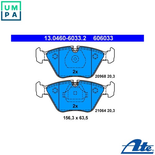 Brake pad set disc - set,