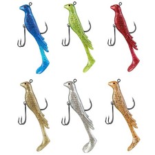 Set of 6 Soft Baits 8cm 10g