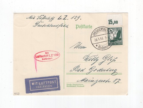 1936 3rd reich - 1936, postcard